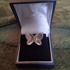 Vibtage LOVE EARTH Sterling Butterfly Ring